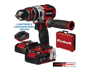 TRAPANO AVVITATORE A PERCUSSIONE BATTERIA 18V 2AH (TE-CD 18 LI-i BL) -  EINHELL