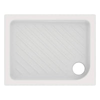 PIATTO DOCCIA RETTANGOLARE IN CERAMICA MODELLO GEMMA 2  H.7 - CM  80X100  - CEI