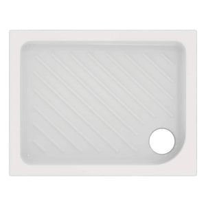 PIATTO DOCCIA RETTANGOLARE IN CERAMICA MODELLO GEMMA 2  H.7 - CM  80X100  - CEI