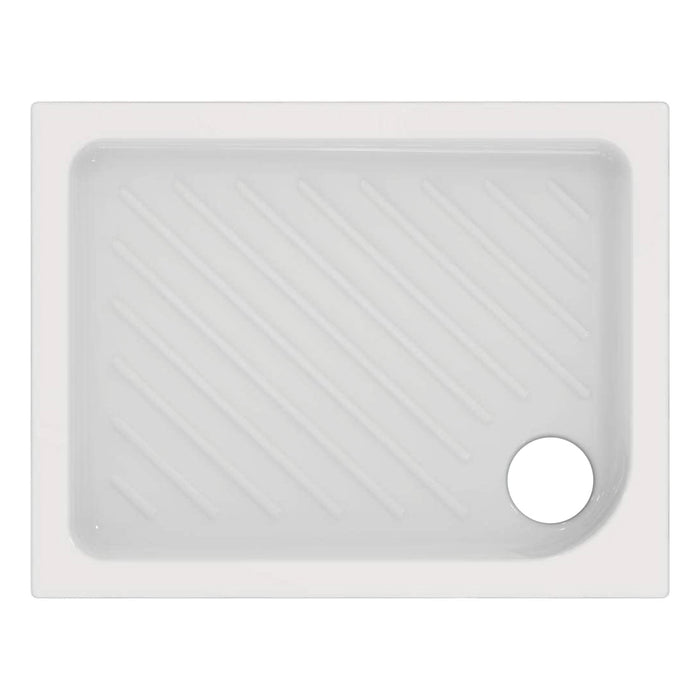 PIATTO DOCCIA RETTANGOLARE IN CERAMICA MODELLO GEMMA 2  H.7 - CM  80X100  - CEI