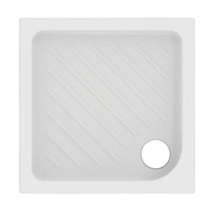 PIATTO DOCCIA QUADRATO IN CERAMICA MODELLO GEMMA 2  H.7 - CM 80X80  - CEI