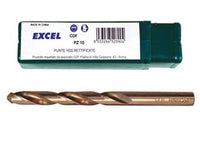 PUNTE HSS RETTIFICATE COBALTO- - ø mm.3,25 - 10 pezzi EXCEL