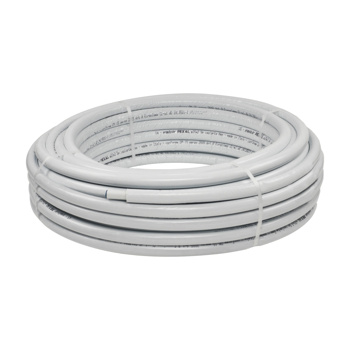 TUBO MULTISTRATO RIVESTITO GRIGIO PE-XB/PE-XB MODELLO PEXAL - ø16X2 - SPESSORE ISOLAMENTO 6 - 50 metri