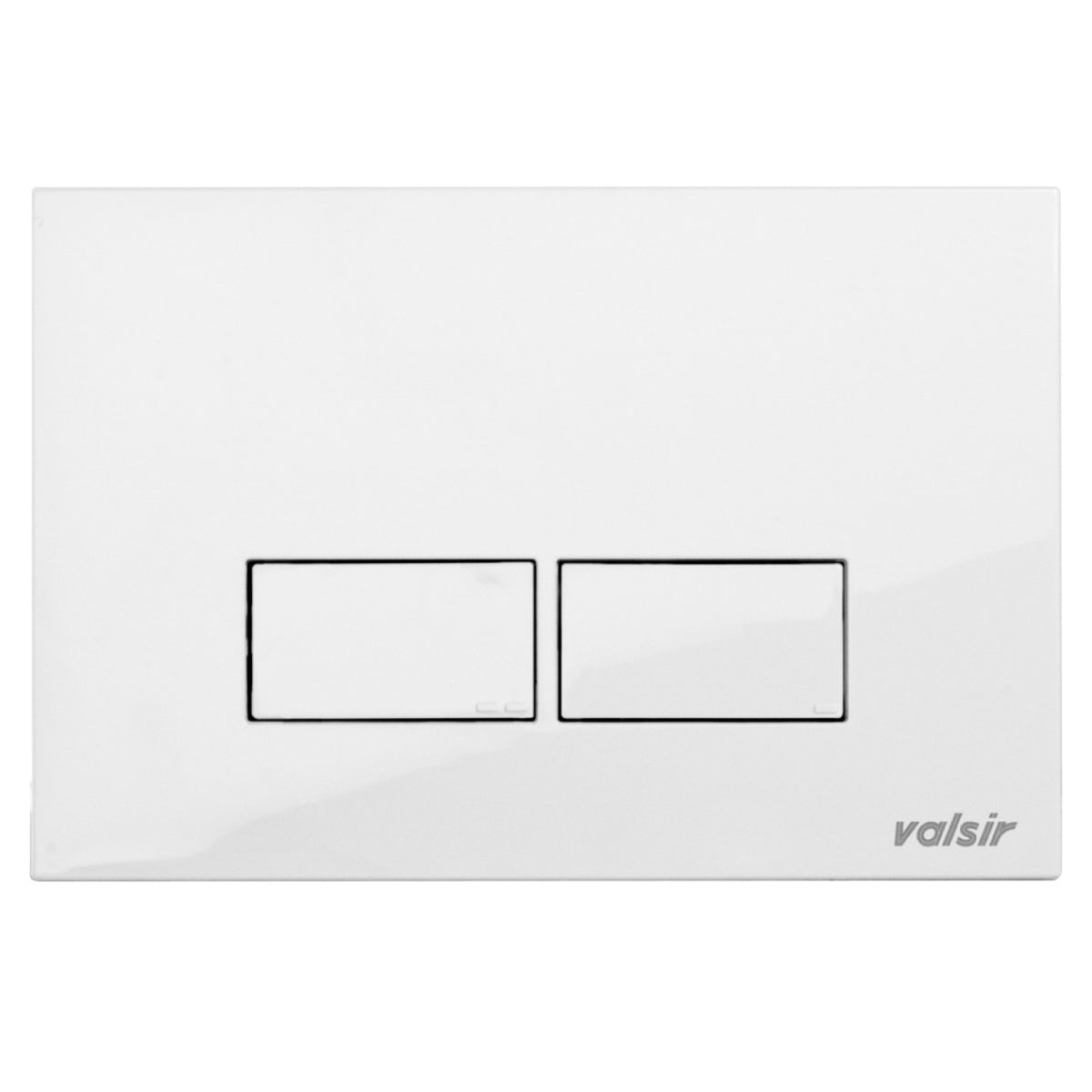 PLACCA DI COMANDO DUE TASTI MODELLO TROPEA P3 BIANCA - BIANCA - DIMENSIONI: L.215XH.145XP.6,5 MM  - VIL