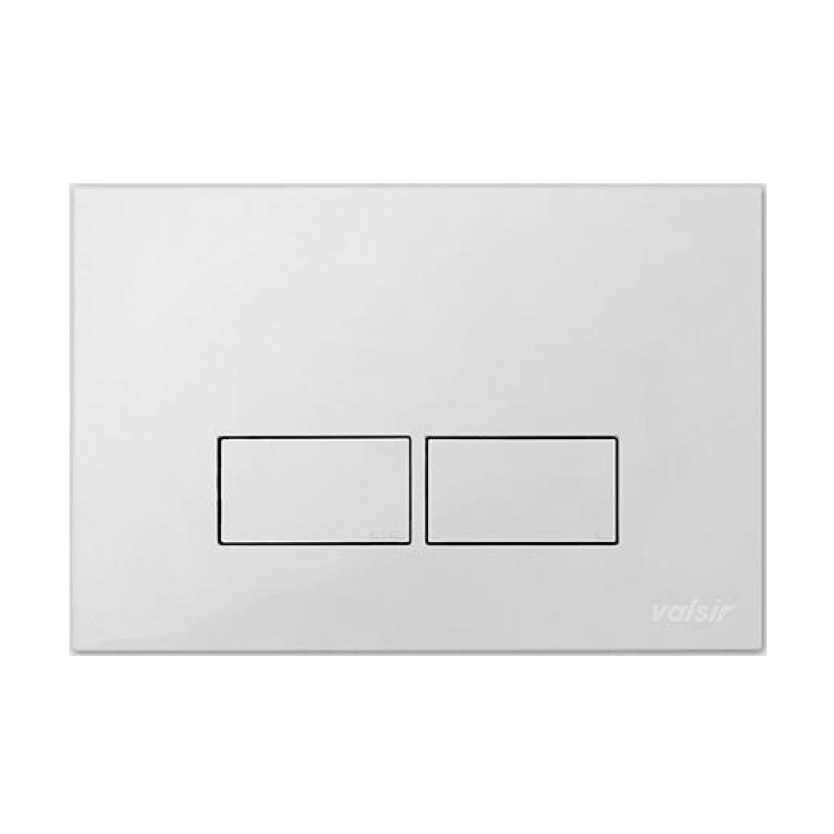 PLACCA DI COMANDO DUE TASTI MODELLO TROPEA P3 CROMO SATINATA - CROMO SATINATO - DIMENSIONI: L.215XH.145XP.6,5 MM  - VIL