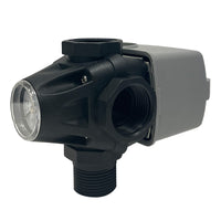 PRESSOSTATO PER AUTOCLAVE 3 IN 1 IN ABS CON MANOMETRO E RACCORDO A 5 VIE MODELLO ROBOTOP - 6 BAR  - ZEL