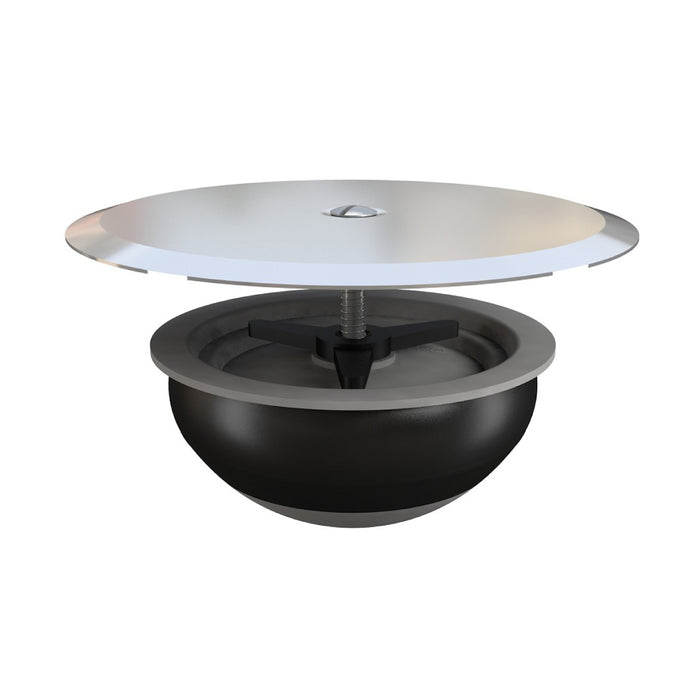 TAPPO SIFONE A PAVIMENTO CON PIATELLA AD ESPANSIONE MODELLO SUPERTAPPO - ø140  - BON