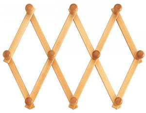 APPENDIABITO ESTENSIBILE  4 posti Legno Chiaro