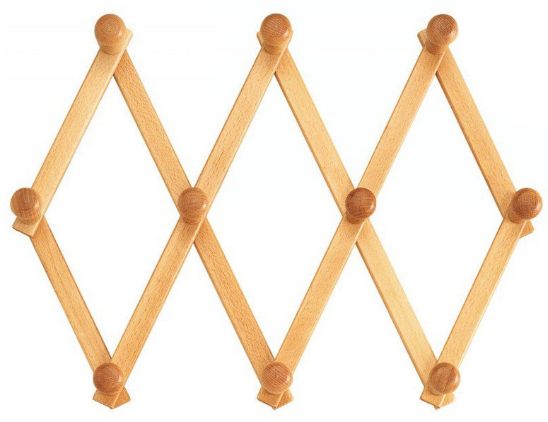 APPENDIABITO ESTENSIBILE  4 posti Legno Chiaro