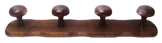 APPENDIABITO IN LEGNO SCURO 3 posti cm. 36x9 h