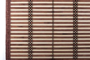 ARELLE IN BAMBÙ CON CARRUCOLA E PROTEZIONI LATERALI cm.100x160 h