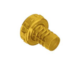 RACCORDO PORTAGOMMA OTTONE PER RUBINETTO- per rubinetto 1/2 - ghiera 3/4 - 10 pezzi AGLAIA