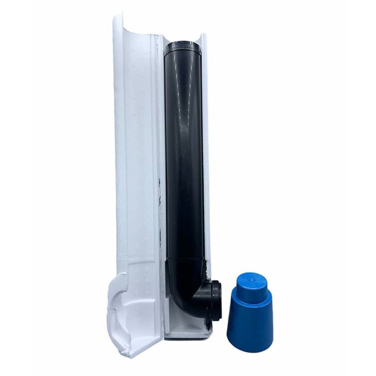 KIT TUBO DI RISCIACQUO PER CASSETTA INCASSO MODELLO TROPEA S E TROPEA 3 - ø56 MM - L. 375 MM  - VIL