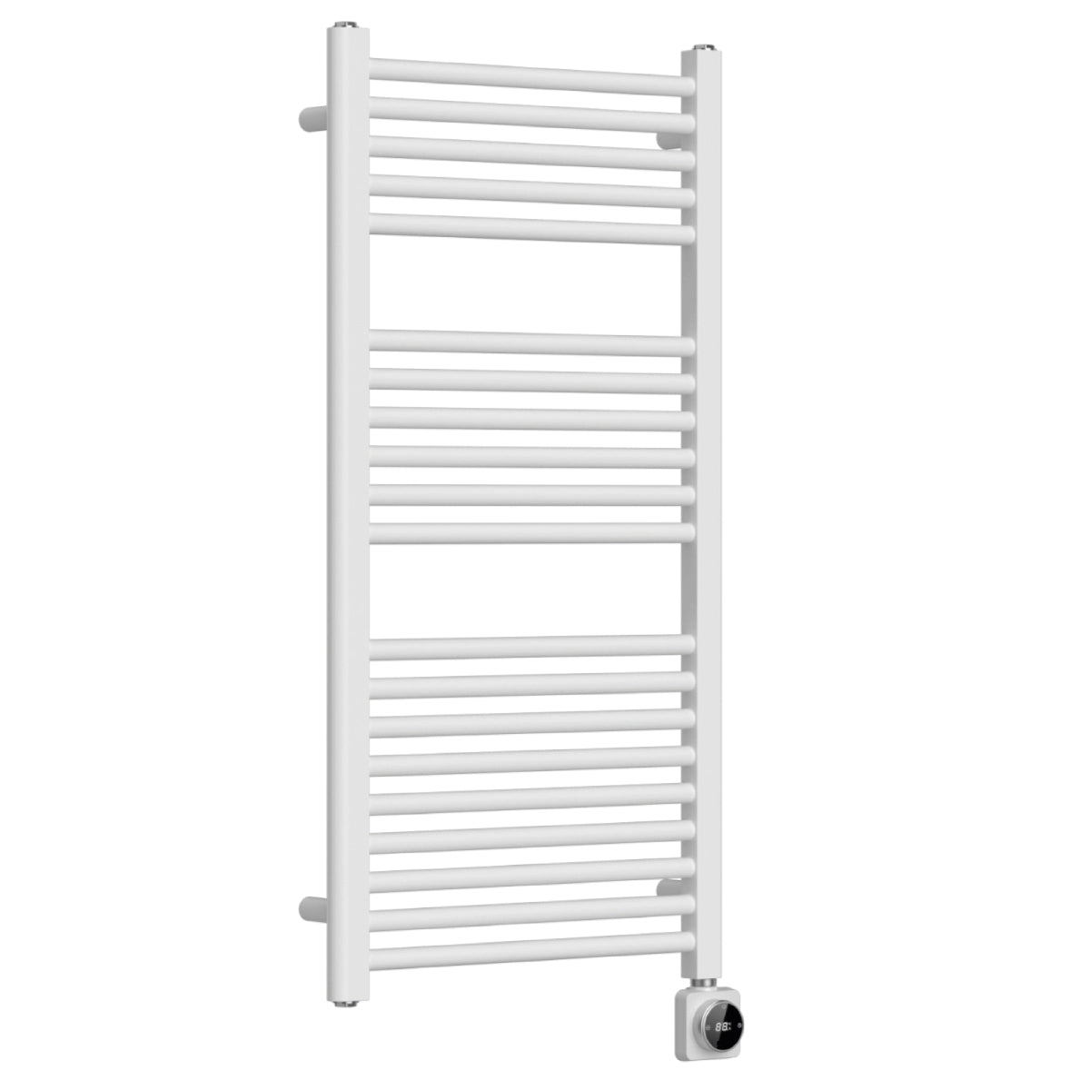 RADIATORE TERMOARREDO SCALDASALVIETTE ELETTRICO BIANCO CON TUBOLARI Ø22MM  MODELLO SILVIA - MM 700X400 - WATT 300 - DELTA CALORIFICO 925 - 14 BARRE  - MAM