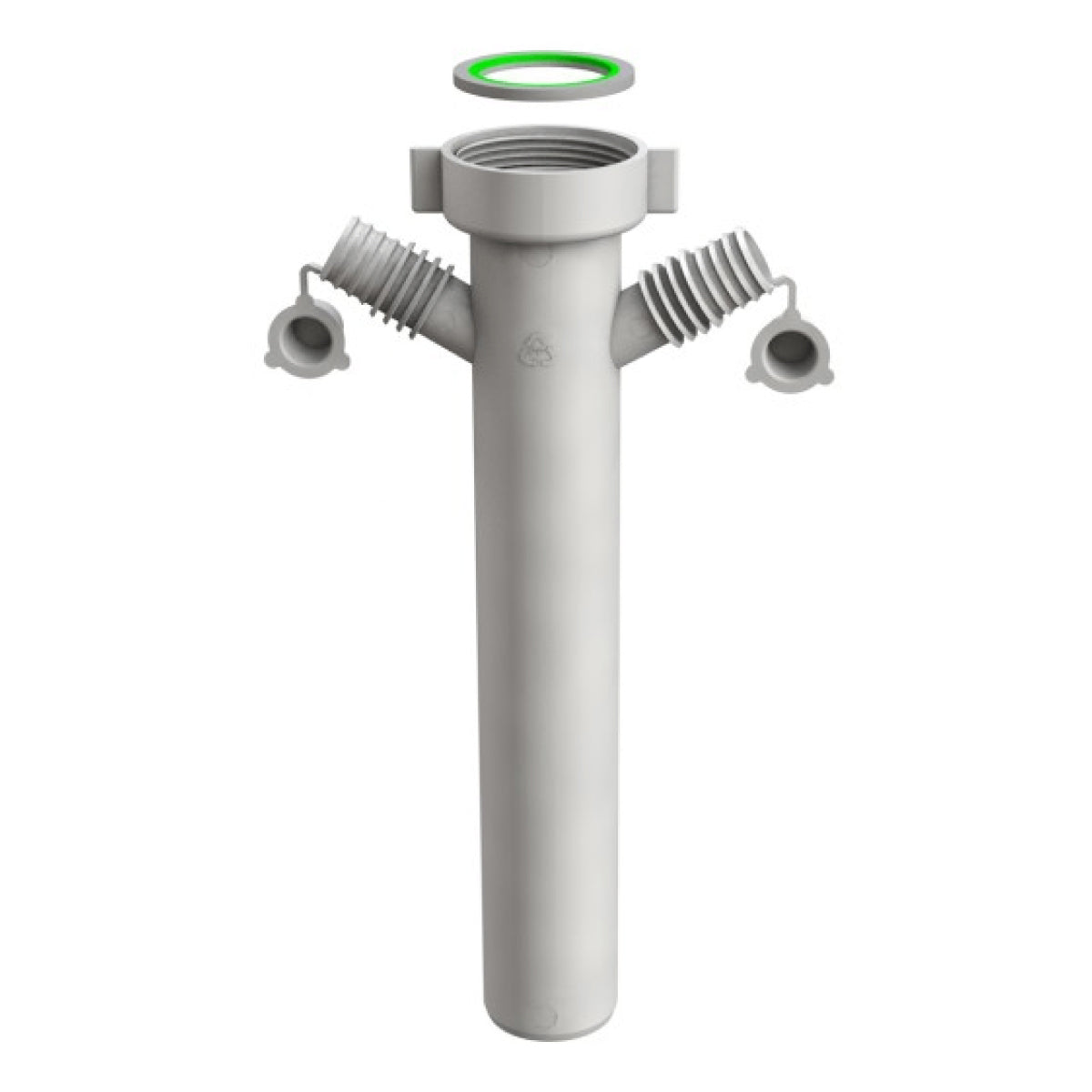 PROLUNGA UNIVERSALE IN PP CON ATTACCO DOPPIO LAVASTOVIGLIE / LAVATRICE PER SIFONI DI SCARICO - 11/2 - ø40X200MM  - BON