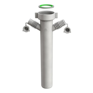 PROLUNGA UNIVERSALE IN PP CON ATTACCO DOPPIO LAVASTOVIGLIE / LAVATRICE PER SIFONI DI SCARICO - 11/2 - ø40X200MM  - BON