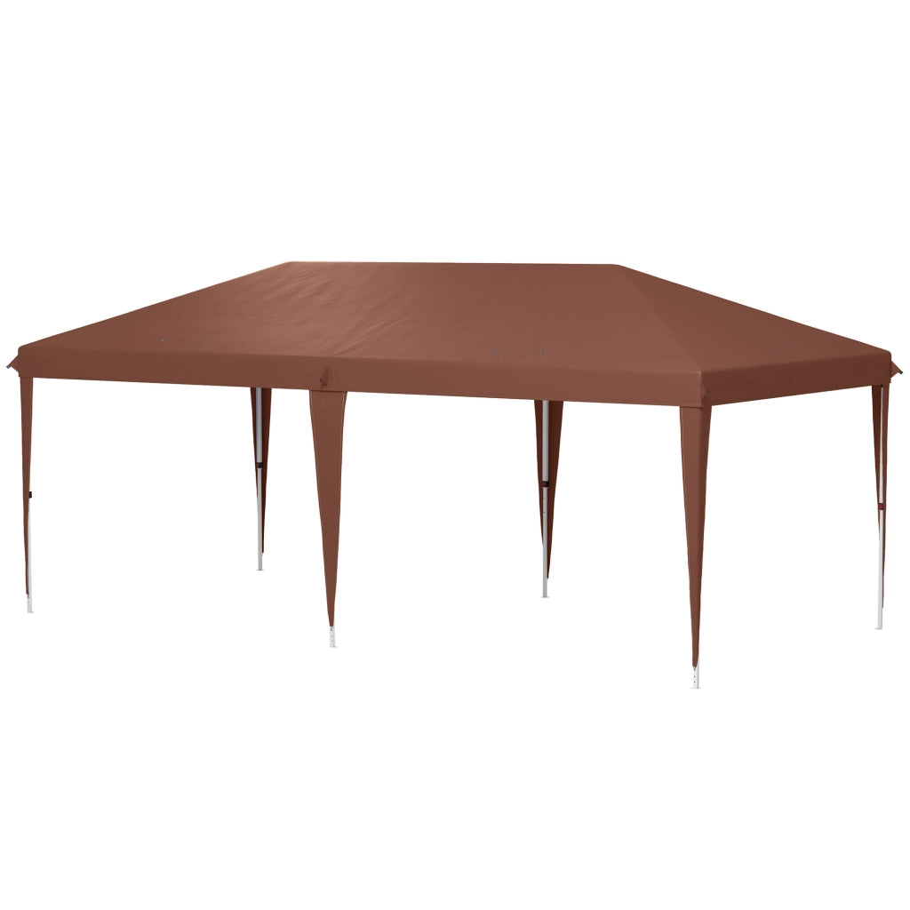 Tonnelle da giardino ¨C zephmum ¨C 6x3 m marrone acciaio