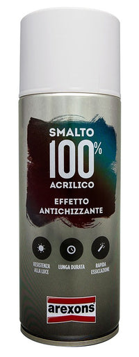 Arexons VERNICE SPRAY SMALTO 100% ACRILICO EFFETTO ANTICHIZZANTE ml. 400 Grigio grafite 6.00 pz