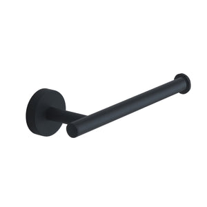 PORTA ROTOLO DA PARETE IN ACCIAIO INOX NERO OPACO MODELLO EROS - DIM. CM (LXPXH): 16X7,6X5 - NERO OPACO  - GDY