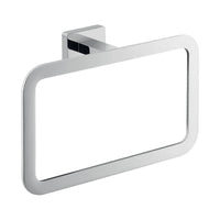 PORTA SALVIETTE DA PARETE IN ACCIAIO INOC CROMATO MODELLO ATENA - DIM. CM (LXPXH): 22,5X5,6X14,5  - CROMATO  - GDY