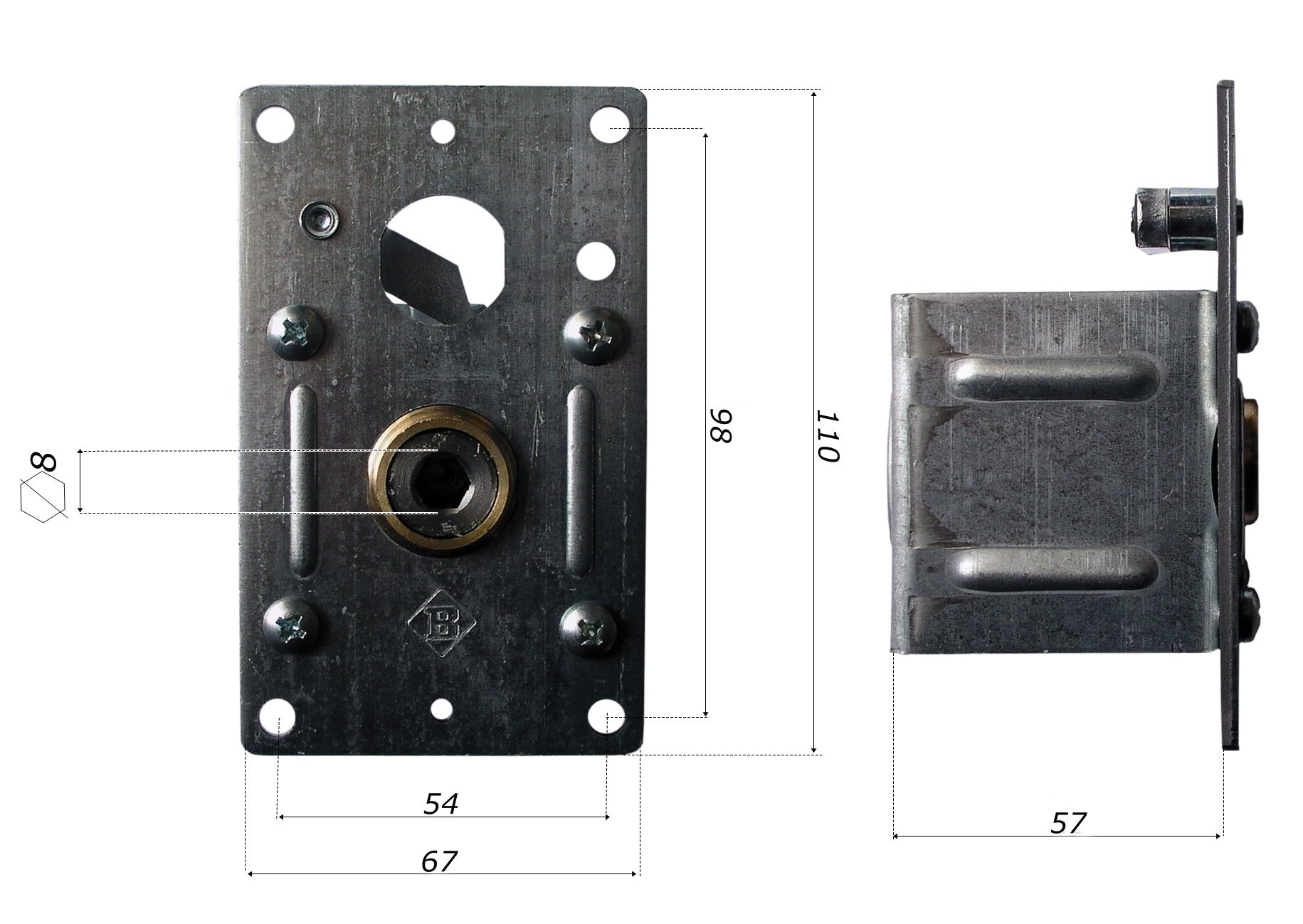 ARGANELLO A FUNE TIPO C PER FINESTRA  fune mm.2,4