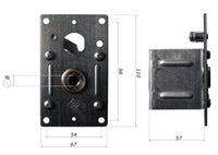 ARGANELLO A FUNE TIPO C PER FINESTRA  fune mm.2,4