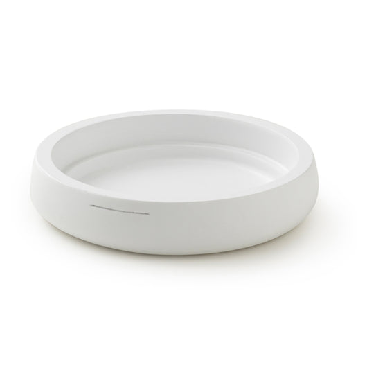 PORTA SAPONE DA APPOGGIO IN RESINA BIANCA MODELLO KIRA - DIM. CM (LXPXH): 11,3X11,3X2,26 - BIANCO MATTO  - GDY