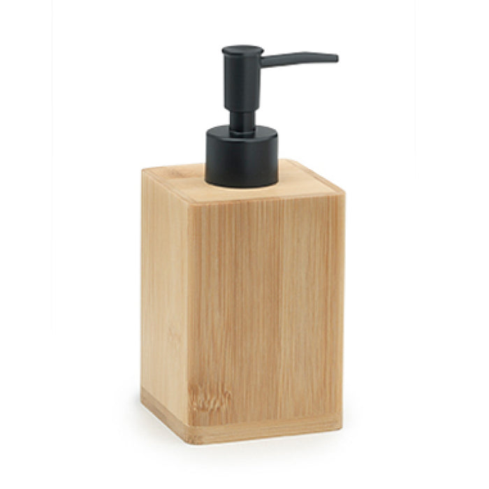 DOSA SAPONE DA APPOGGIO IN BAMBU MODELLO BONNIE - DIM. CM (LXPXH): 7,4X7,4X16,8  - LEGNO NATURALE  - GDY