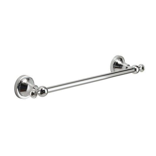 PORTA SALVIETTE DA PARETE IN ACCIAIO INOX CROMATO MODELLO NEVIS - DIM.  CM (LXPXH): 49,8X8,2X6  - CROMATA  - GDY