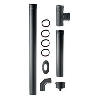KIT FUMI PER INSTALLAZIONE STUFA A PELLET - ø80  - EUF