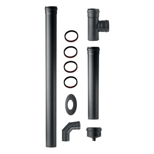 KIT FUMI PER INSTALLAZIONE STUFA A PELLET - ø80  - EUF
