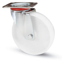 Avo RUOTA GIREVOLE PER CARRELLI NYLON art.118BIS mm.125-piastra mm.115x85