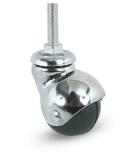 Avo RUOTA GIREVOLE PER MOBILI CUFFIA CROMATA art.165B mm.40-perno M8x15 12.00 pz