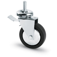 Avo RUOTA GIREVOLE PER MOBILI+FRENO art. 154 bis/b mm. 80-perno M10x30 4.00 pz