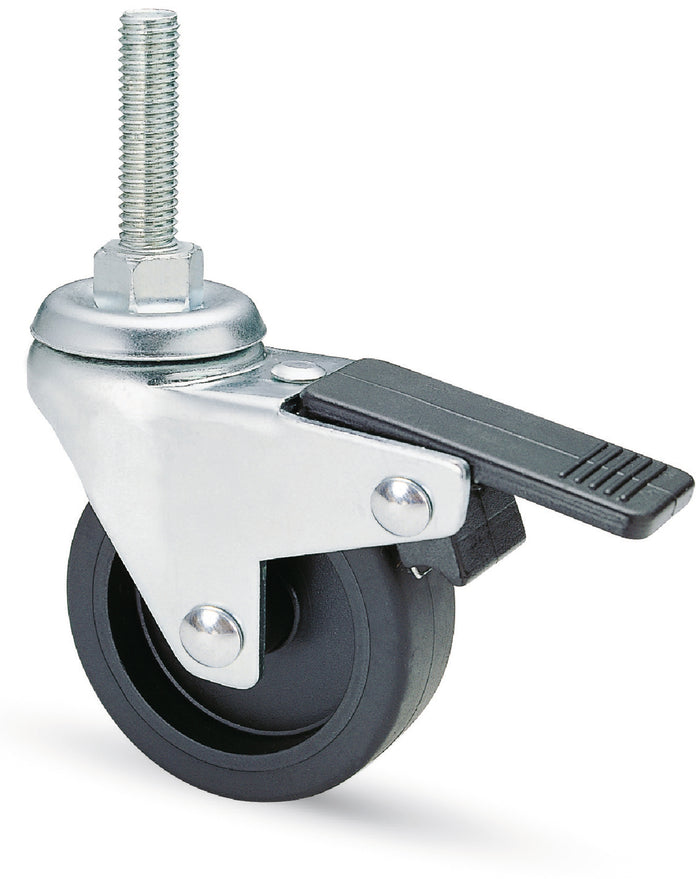 Avo RUOTA GIREVOLE PER MOBILI+FRENO art.220BISB mm. 40-perno M8x30 12.00 pz