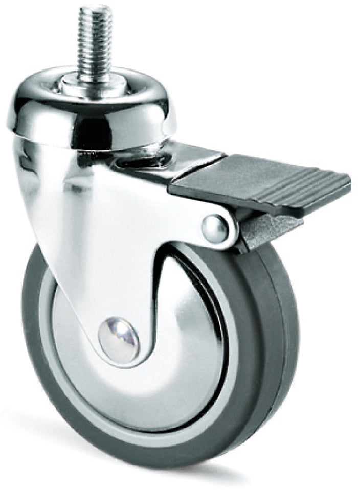 Avo RUOTA GIREVOLE PER MOBILI+FRENO art.220CBISB mm. 60-perno M10x20 8.00 pz