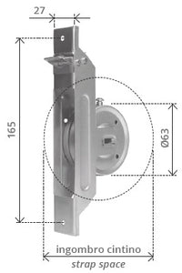 AVVOLGITORE SEMINCASSO  mt. 5,5 (interasse mm. 165)