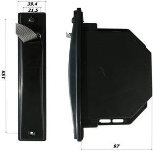 AVVOLGITORE SEMINCASSO COMPLETO Cintino mm. 20 mt. 5,5 (interasse fori mm. 155)
