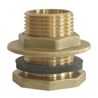 PILETTA DRITTA IN OTTONE GIALLO PER CASSONE SERIE 1700 - 11/2 FILETTO INTERNO 11/4  - RIN