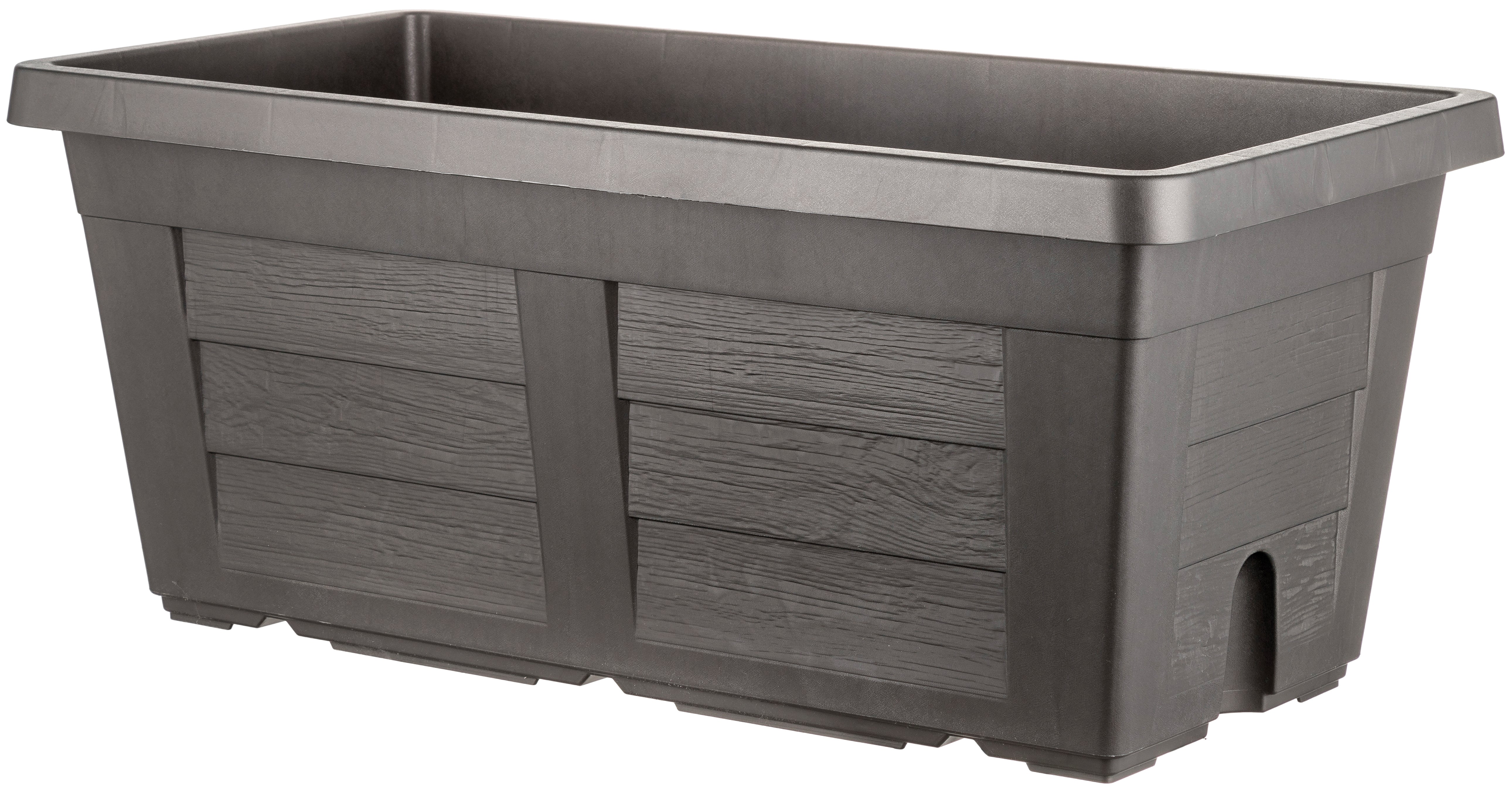 Bama FIORIERA RETTANGOLARE LEGNO Col. Antracite cm. 80x40x34 h