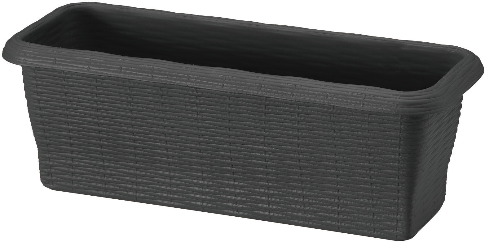 Bama FIORIERA RETTANGOLARE PAGLIA NORMAL Col. Antracite cm. 60x20x17,5 h