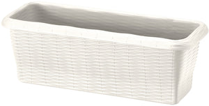 Bama FIORIERA RETTANGOLARE PAGLIA NORMAL Col. Panna cm. 50x20x17,5 h