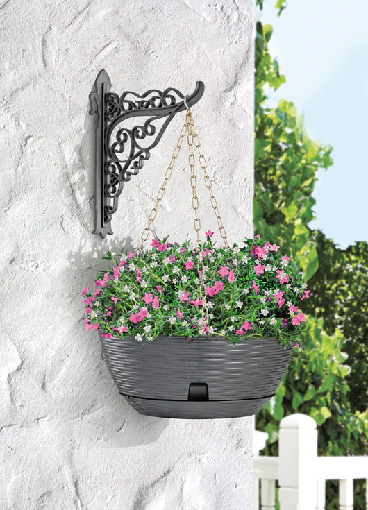 Bama SET CIOTOLA PAGLIA + CATENELLA Col. Antracite Ø cm. 30x13 h