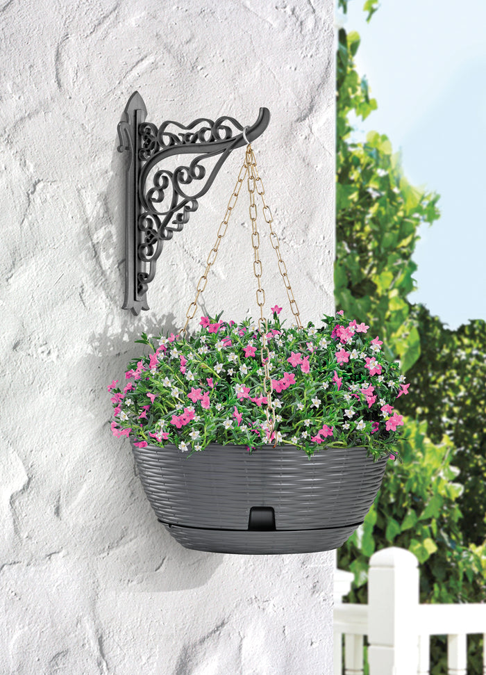 Bama SET CIOTOLA PAGLIA + CATENELLA Col. Antracite Ø cm. 30x13 h