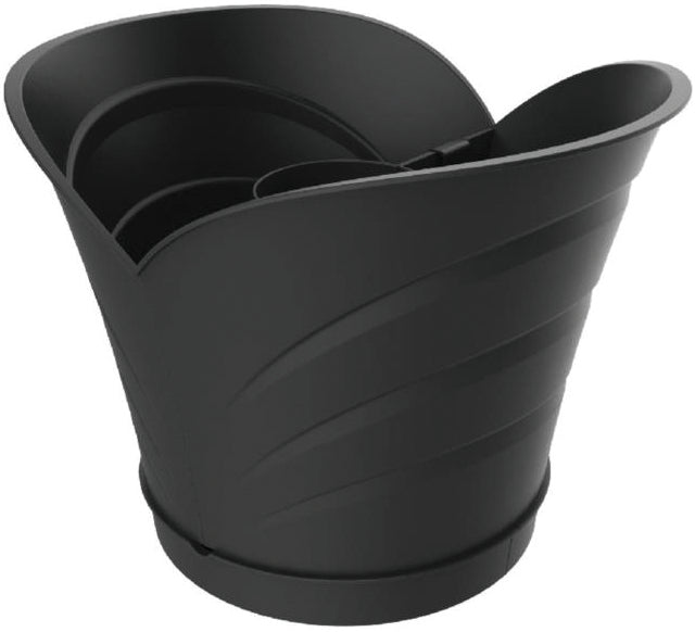 Bama VASO TULIPANO SET 2 VASI Col. Grigio cm. 34,5x19x30 h