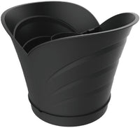 Bama VASO TULIPANO SET 2 VASI Col. Grigio cm. 34,5x19x30 h