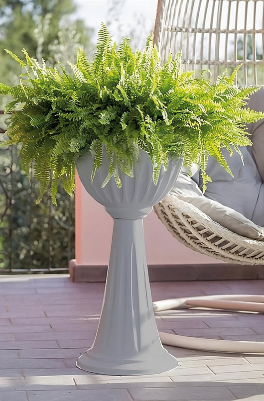 Bama VASO A COLONNA ALBA Col. Grigio Ø cm. 43x74,5 h