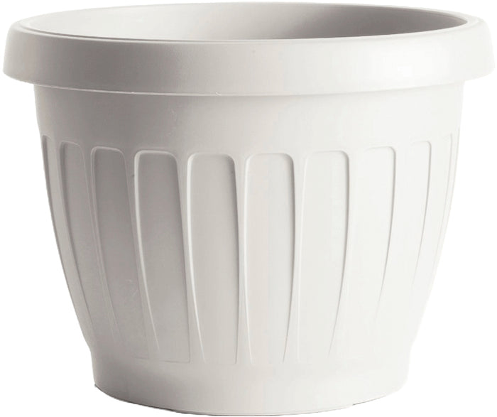 Bama VASO TONDO TERRA Col. Bianco Ø cm. 30x22 h