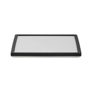 Plafoniera LED Nero in Materiale Sintetico Quadrata 30 cm Pannello Luminoso LED a Filo Soffitto con Telecomando