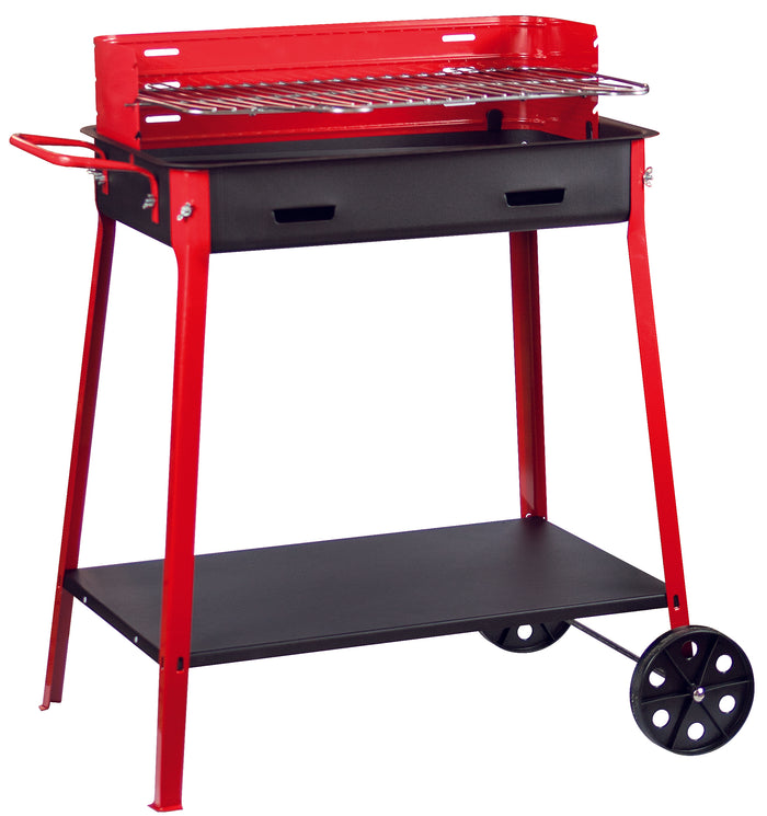 BARBECUE CON RUOTE cm. 60x40x85 h
